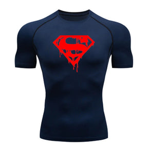 Blusa de compressão do Super homem